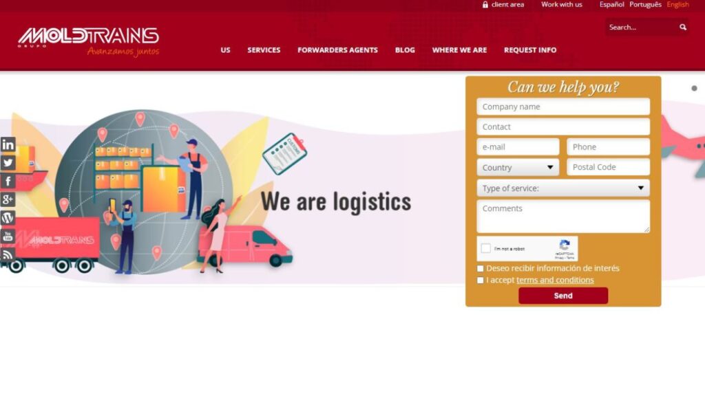 logistics company in spain