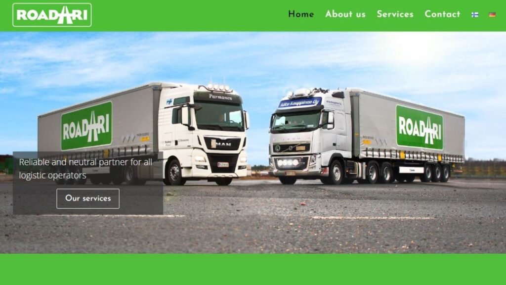 truck logistics in finland