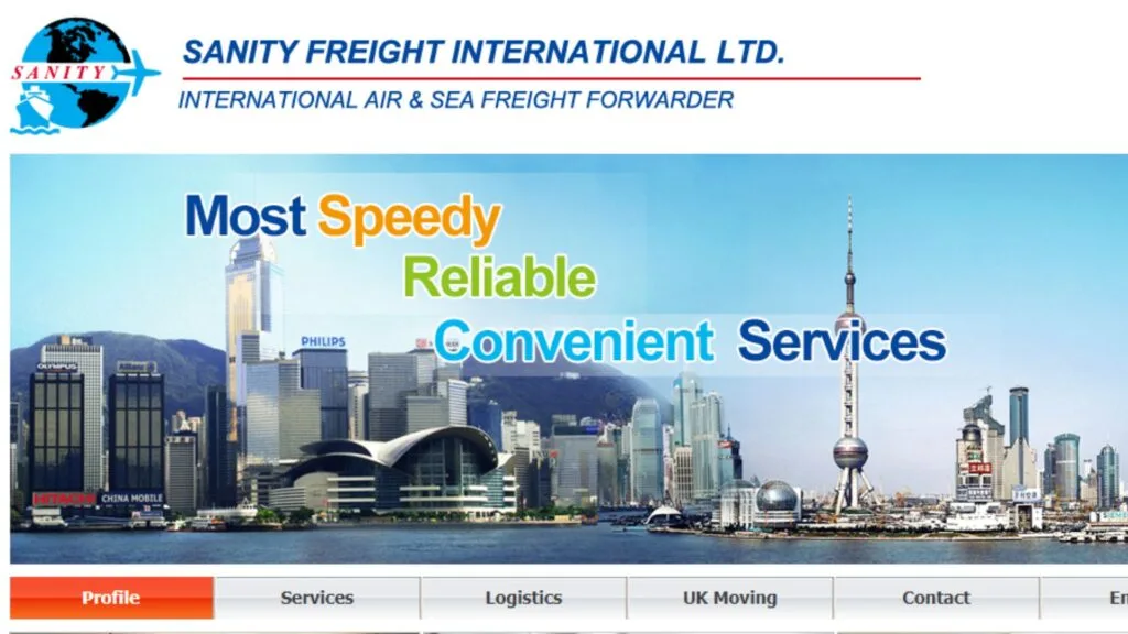 Sanity Freight International (China)  - Top 10 Air freight forwarders in China