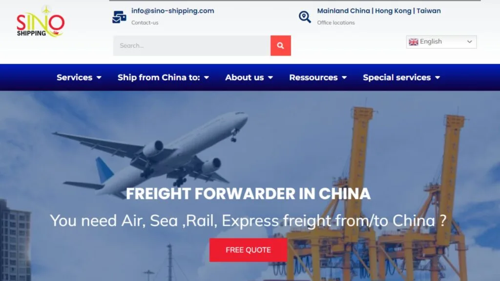 Sino Shipping - Top 10 Air freight forwarders in China