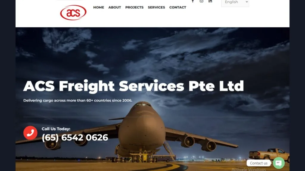 ACS Freight Services Pte Ltd  - DFH global Logistics 