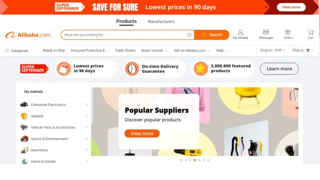 Choose products on Alibaba - DFH Global Logistics Chins