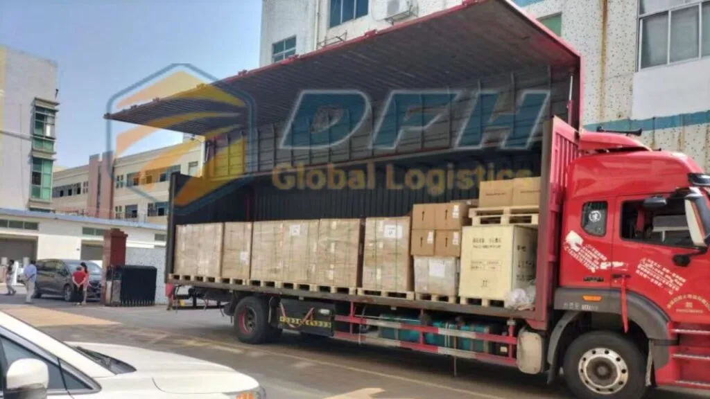 Door-to-door shipping from China to Chicago.