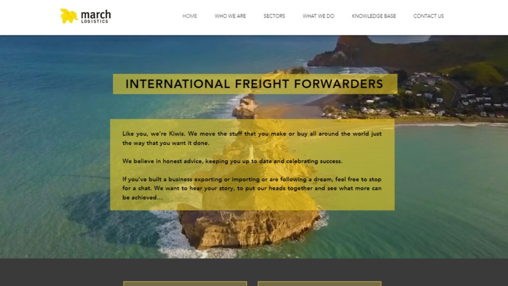 March Logistics - Top 10 freight forwarders New Zealand