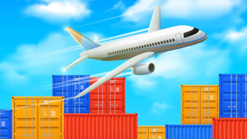 How long is air freight from China to France?