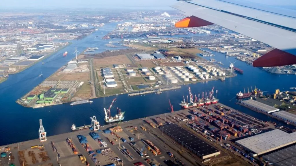 Main seaports in the Netherlands