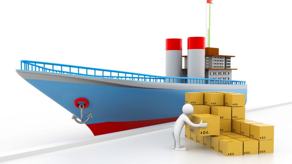 Sea freight+ Express combined shipping costs from China to USA