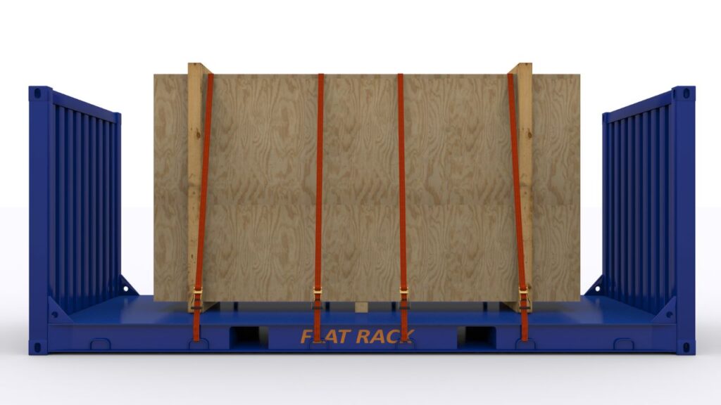 20ft Flat-rack container