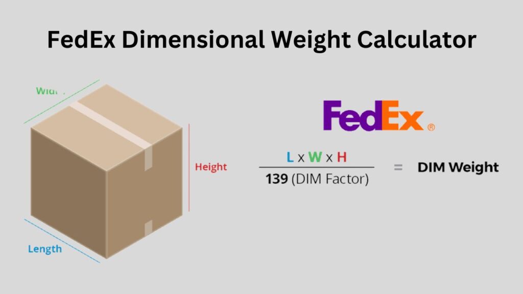 FedEx Dimensional Weight Calculator