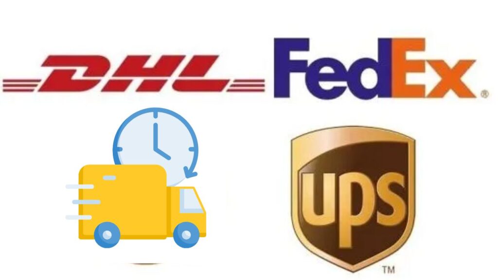 How long do DHL, FEDEX, and UPS shipping take from China To France?
