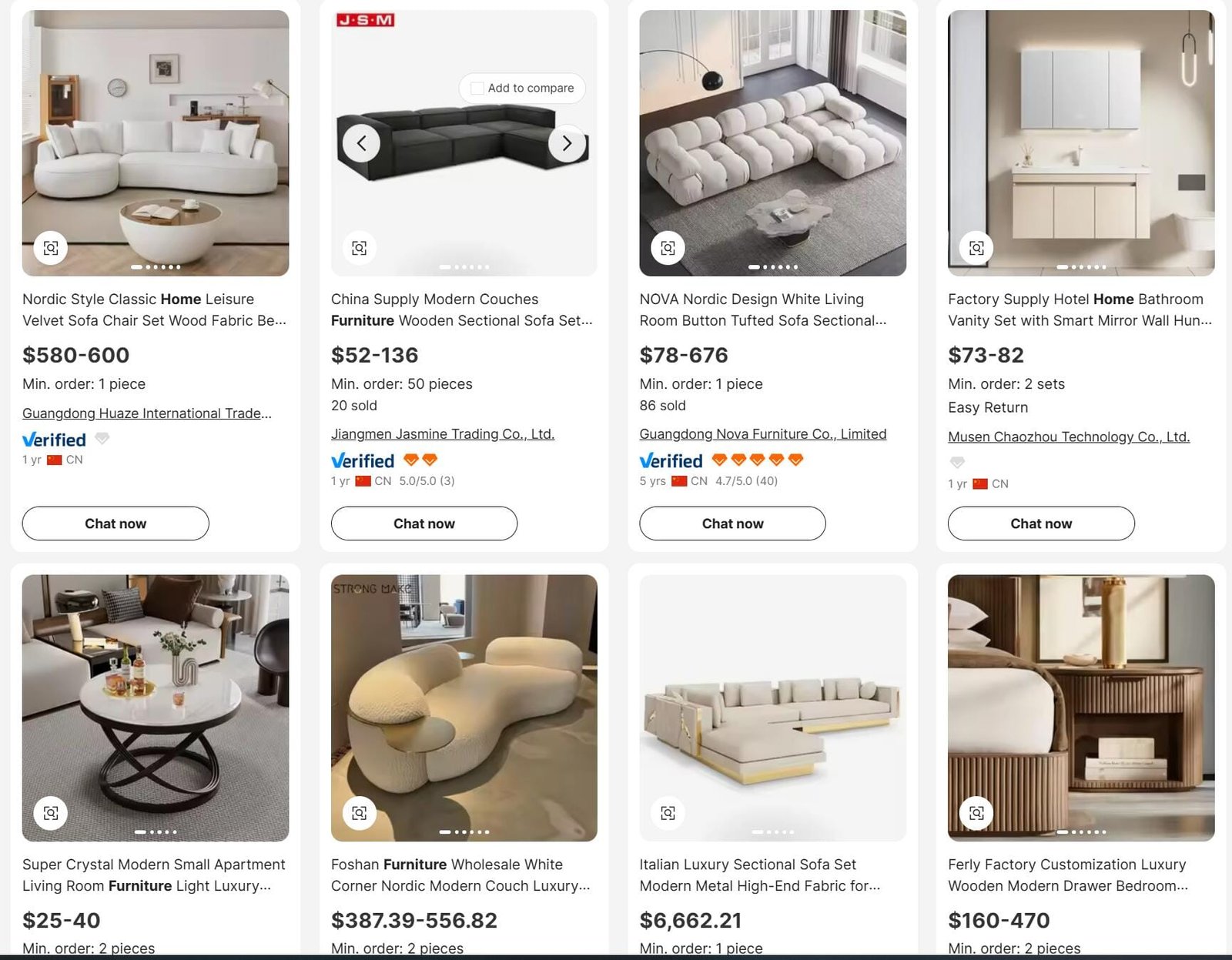 Furniture Suppliers in China