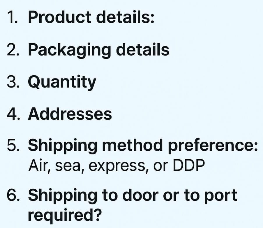 How to get shipping quote